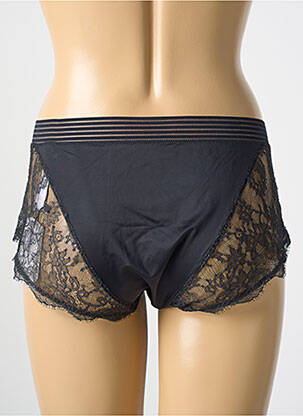 Shorty tissage satiné noir MARIE JO femme
