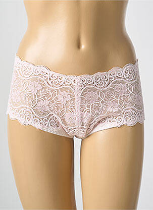 Shorty tissage satiné rose TRIUMPH femme