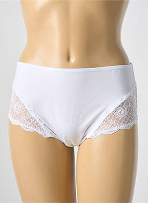 Shorty tissage satiné blanc MARIE JO femme