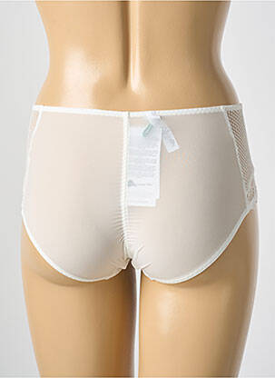 Shorty broderie dentelle de calais beige LEJABY femme