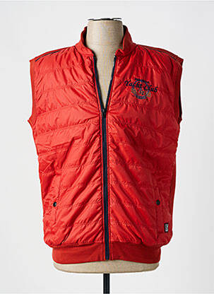 Doudoune poches sans capuche rouge JUPITER homme