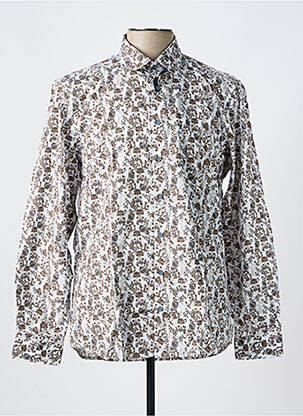 Chemise manches longues manches longues blanc JUPITER homme