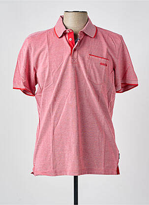 Polo coupe cintrée manches courtes rouge PIONEER homme