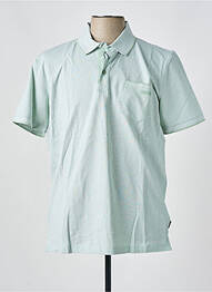 Polo coupe cintrée manches courtes vert PIONEER homme