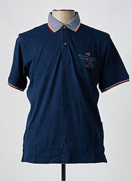 Polo coupe cintrée manches courtes bleu JUPITER homme