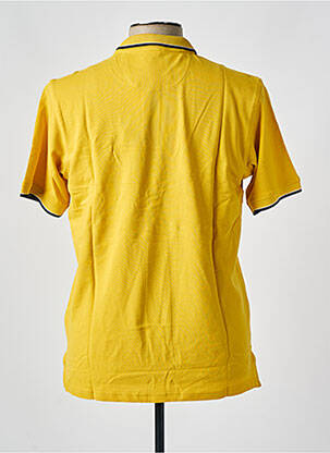 Polo coupe cintrée manches courtes jaune JUPITER homme