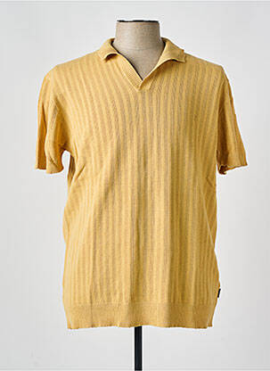 T-shirt coupe cintrée manches courtes jaune PIONEER homme