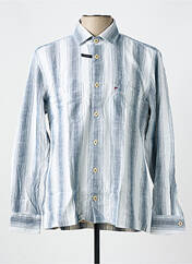 Chemise manches longues bleu JUPITER pour homme seconde vue