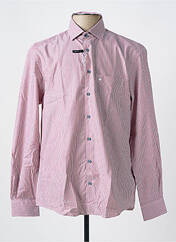 Chemise manches longues rouge JUPITER pour homme seconde vue