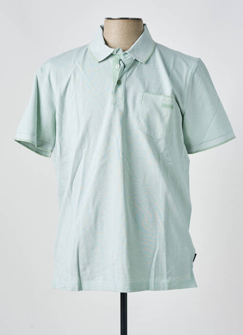 Polo coupe cintrée manches courtes vert PIONEER homme