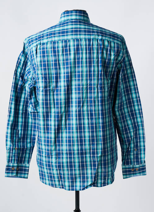 Chemise manches longues bleu JUPITER pour homme