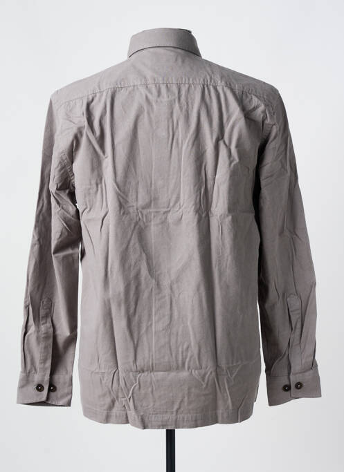 Chemise manches longues gris JUPITER homme