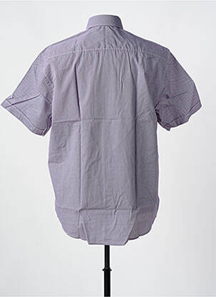 Chemise manches courtes imprimé fantaisie bleu JUPITER homme