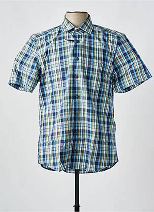 Chemise manches courtes bleu JUPITER pour homme