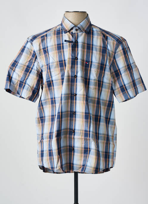 Chemise manches courtes bleu JUPITER pour homme