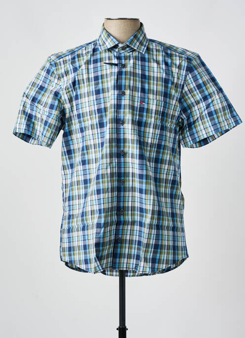 Chemise manches courtes bleu JUPITER pour homme