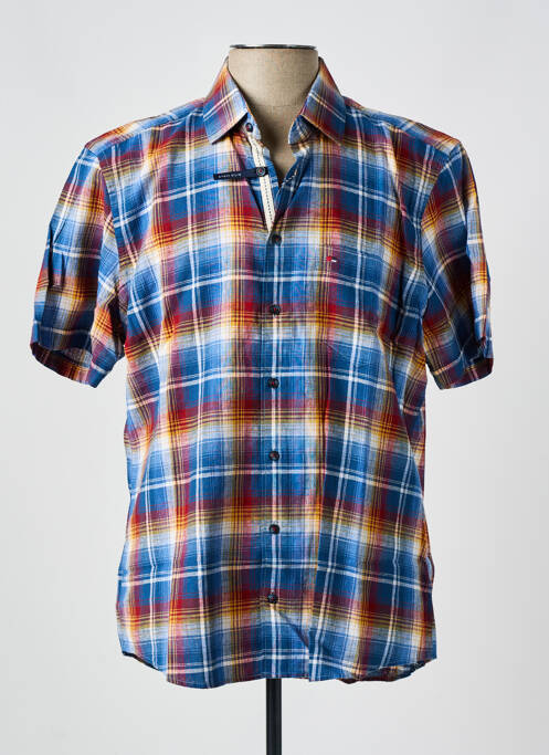 Chemise manches courtes bleu JUPITER pour homme