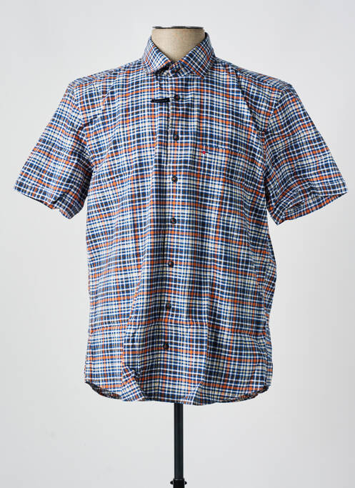 Chemise manches courtes bleu JUPITER pour homme