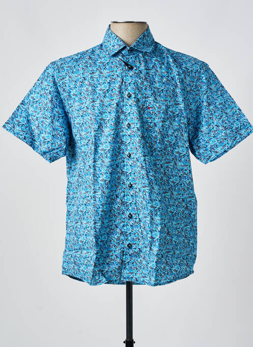 Chemise manches courtes bleu JUPITER pour homme