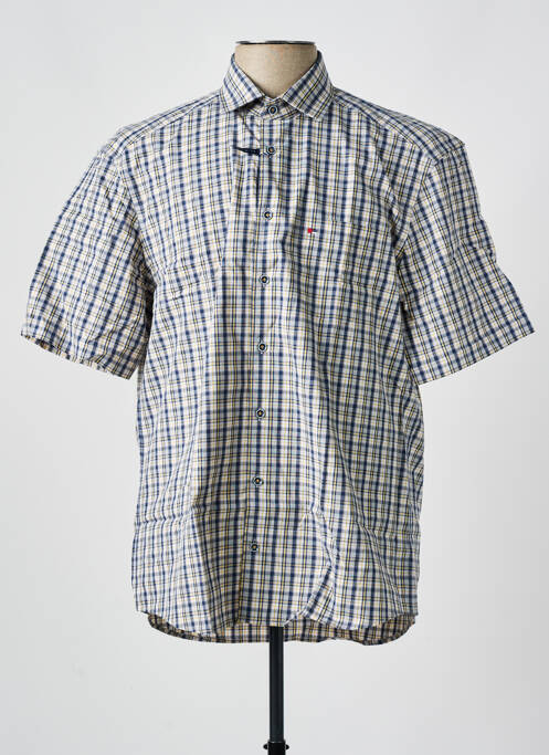 Chemise manches courtes gris JUPITER pour homme