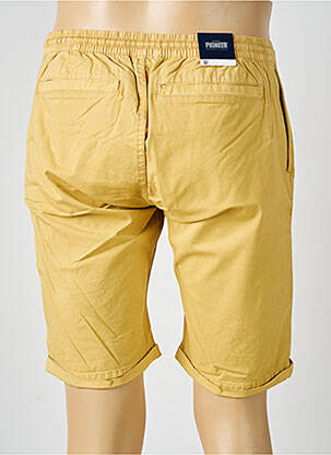 Bermuda taille élastique taille normale jaune PIONEER homme