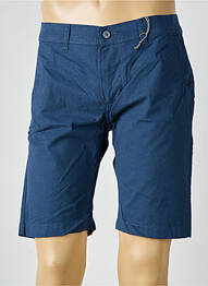Bermuda stretch taille normale bleu PIONEER homme