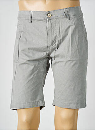 Bermuda stretch taille normale gris PIONEER homme