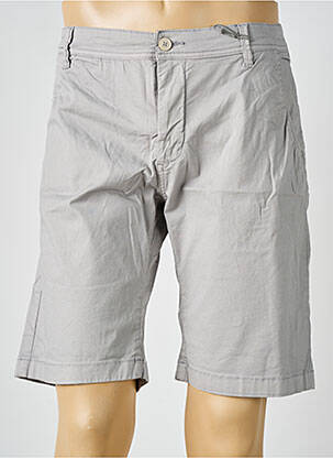 Bermuda stretch taille normale gris PIONEER homme