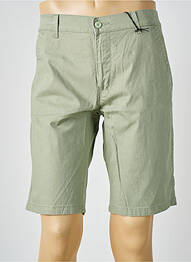 Bermuda stretch taille normale vert PIONEER homme