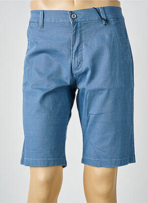 Bermuda stretch taille normale bleu PIONEER homme