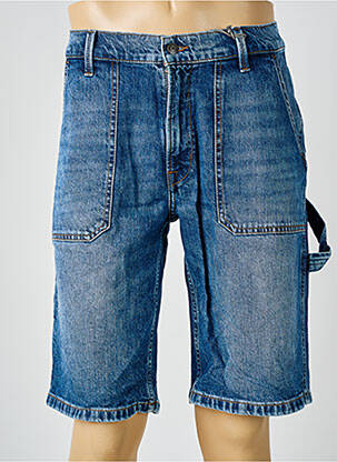 Bermuda tissage denim taille normale bleu PIONEER homme