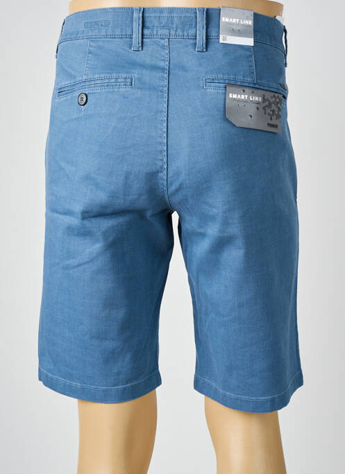 Bermuda stretch taille normale bleu PIONEER homme