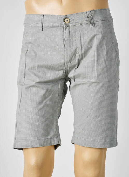Bermuda gris PIONEER pour homme