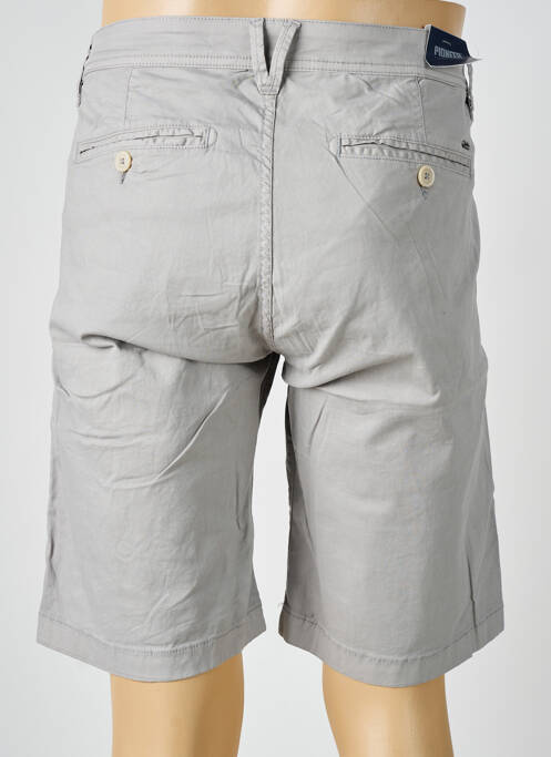 Bermuda gris PIONEER pour homme