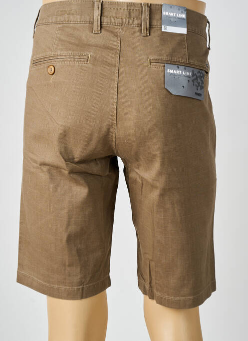 Bermuda marron PIONEER pour homme
