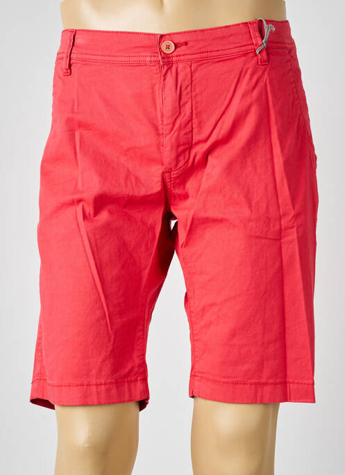 Bermuda rouge PIONEER pour homme