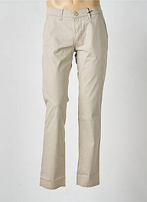 Pantalon chino stretch taille normale beige PIONEER homme