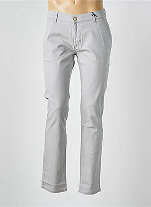 Pantalon chino stretch taille normale gris PIONEER homme