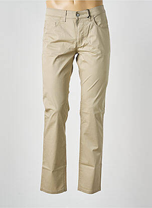 Pantalon slim stretch taille normale beige PIONEER homme