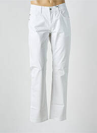 Pantalon droit stretch taille normale blanc PIONEER homme
