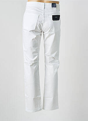 Pantalon droit stretch taille normale blanc PIONEER homme