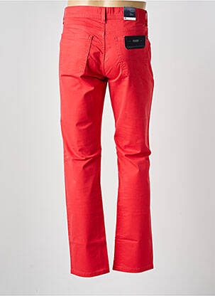 Pantalon droit stretch taille normale rouge PIONEER homme