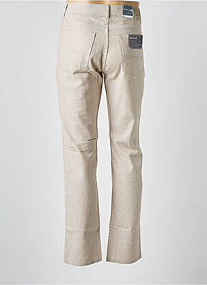 Pantalon droit tissage popeline taille normale beige PIONEER homme