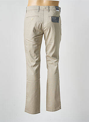 Pantalon chino stretch taille normale marron PIONEER homme