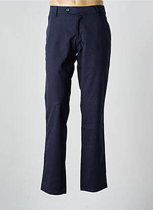 Pantalon chino stretch taille normale bleu fonce PIONEER homme