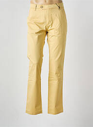 Pantalon chino stretch taille normale jaune PIONEER homme