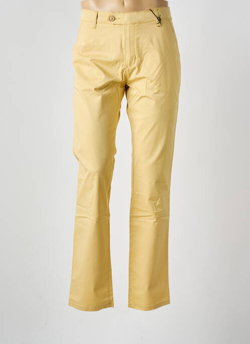 Pantalon chino jaune PIONEER pour homme