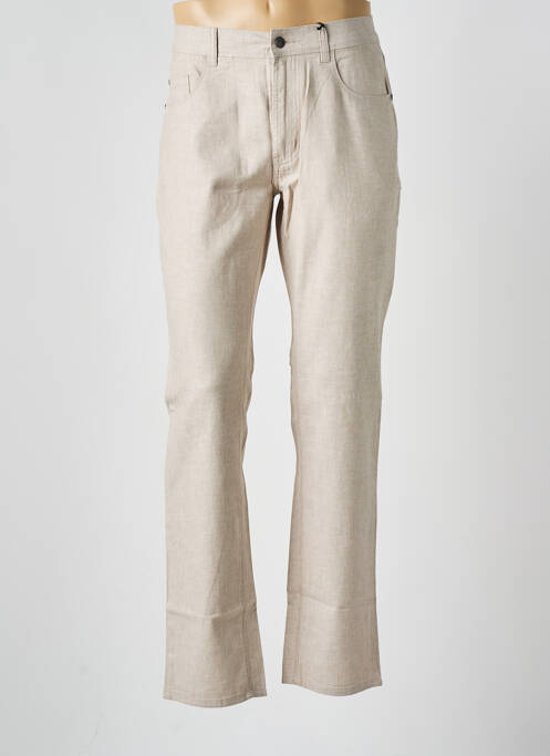 Pantalon droit beige PIONEER pour homme