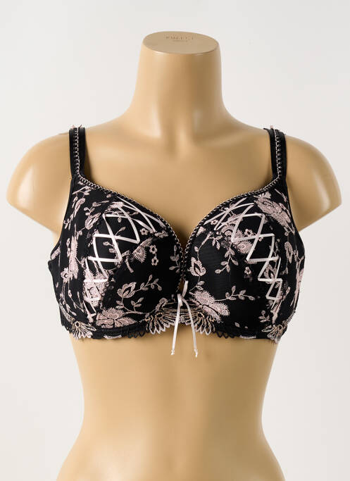 Soutien-gorge noir EMPREINTE pour femme