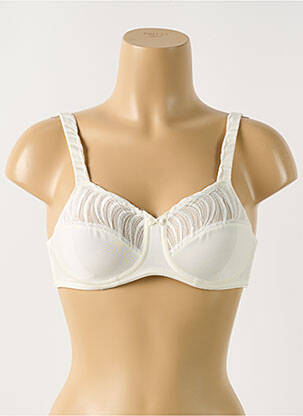 Soutien-gorge sans armature haut soutien-gorge emboitant blanc FELINA femme